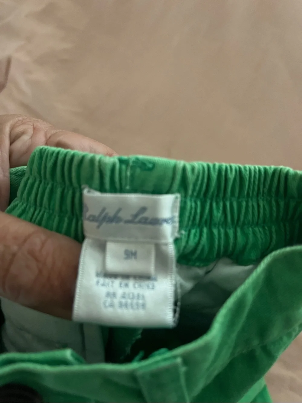 Ralph Lauren Bright Green Kids Chino Pants